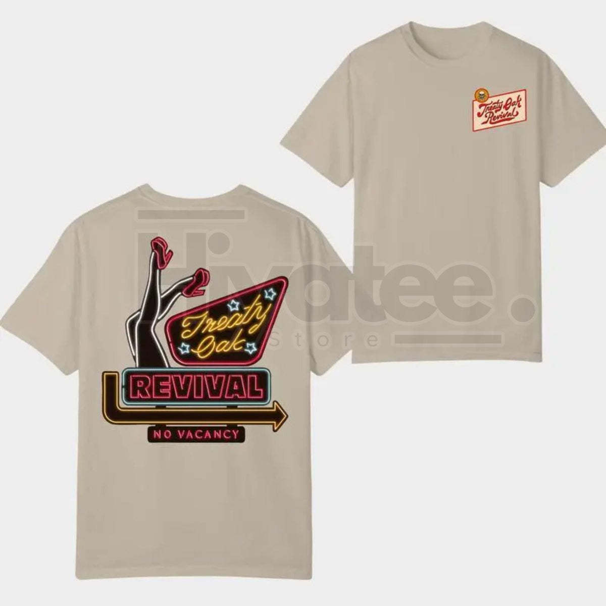 Treaty Oak Revival "No Vacancy" Classic T-Shirt – Vintage Southern Rock Band Tee