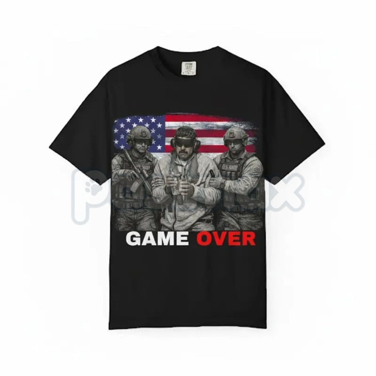 Maduro "Game Over" T-Shirt – Political Statement Graphic Tee, Venezuela Freedom Apparel, Bold Activism Shirt, Vintage Style Protest Top