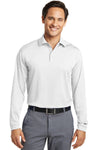 Nike Golf Long Sleeve Dri-FIT Stretch Tech Polo White Medium