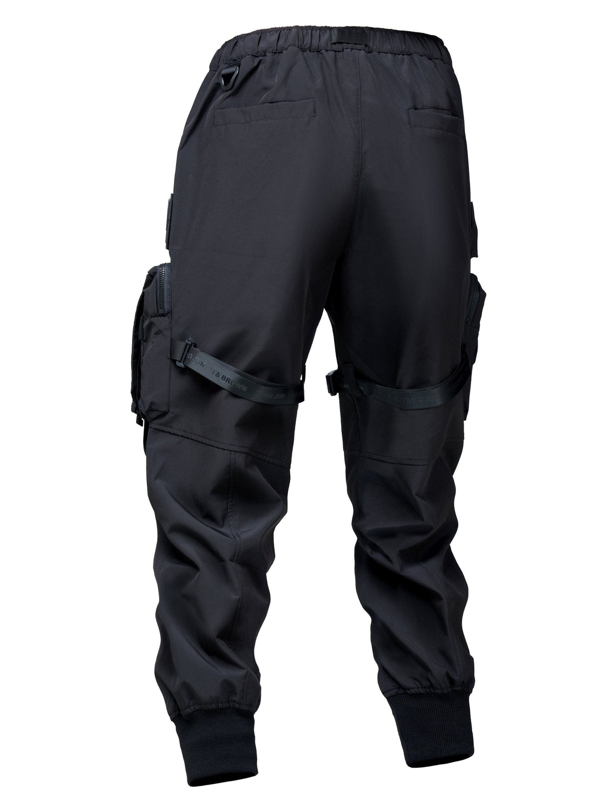 IBP440 Matte Black Paratrooper Joggers