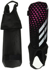 adidas Unisex-Child Soft Ground Match Predator Shin Guards Black/White/White Small