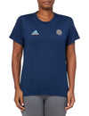 adidas Womens Short Sleeve Pre-Game T-Shirt Team Navy Blue/Philadelphia Union XX-Large