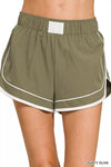 Zenana Soft Woven Lined Dolphin Shorts
