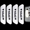 4PCS Car Accessories Car Stickers Reflective Warning Sticker Wheel Eyebrows Door Opening Sticker Diamond Wheel Reflective Strip Universal Door Open Reflective Warning Stickers Auto Open Sign Anti-Collision Safety Reflective Decal Tape