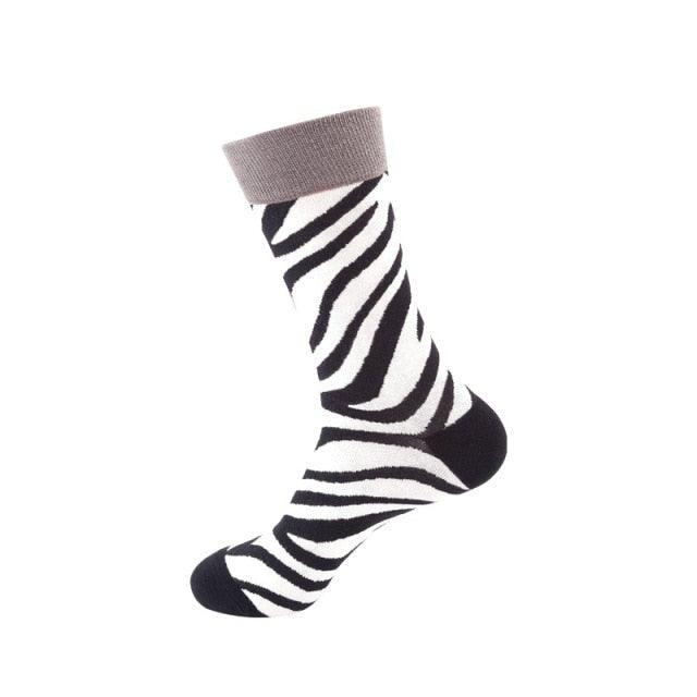 Women's Colorful Cotton Socks Fruits Banana Avocado Lemon Egg Cookie Donuts Food Happy Color Socks