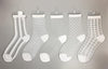 5 Pairs Young Girl Funny Cute Fashion Colorful Candy Dot Red Lips Wave Socks Sweet Women Thin Summer Ankle Crystal Sheer Socks For Women