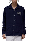 Men's Revere Collar Shirt In Navy