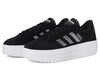 adidas Womens VL Court Bold Sneaker Black/White/Clear Pink 7.5