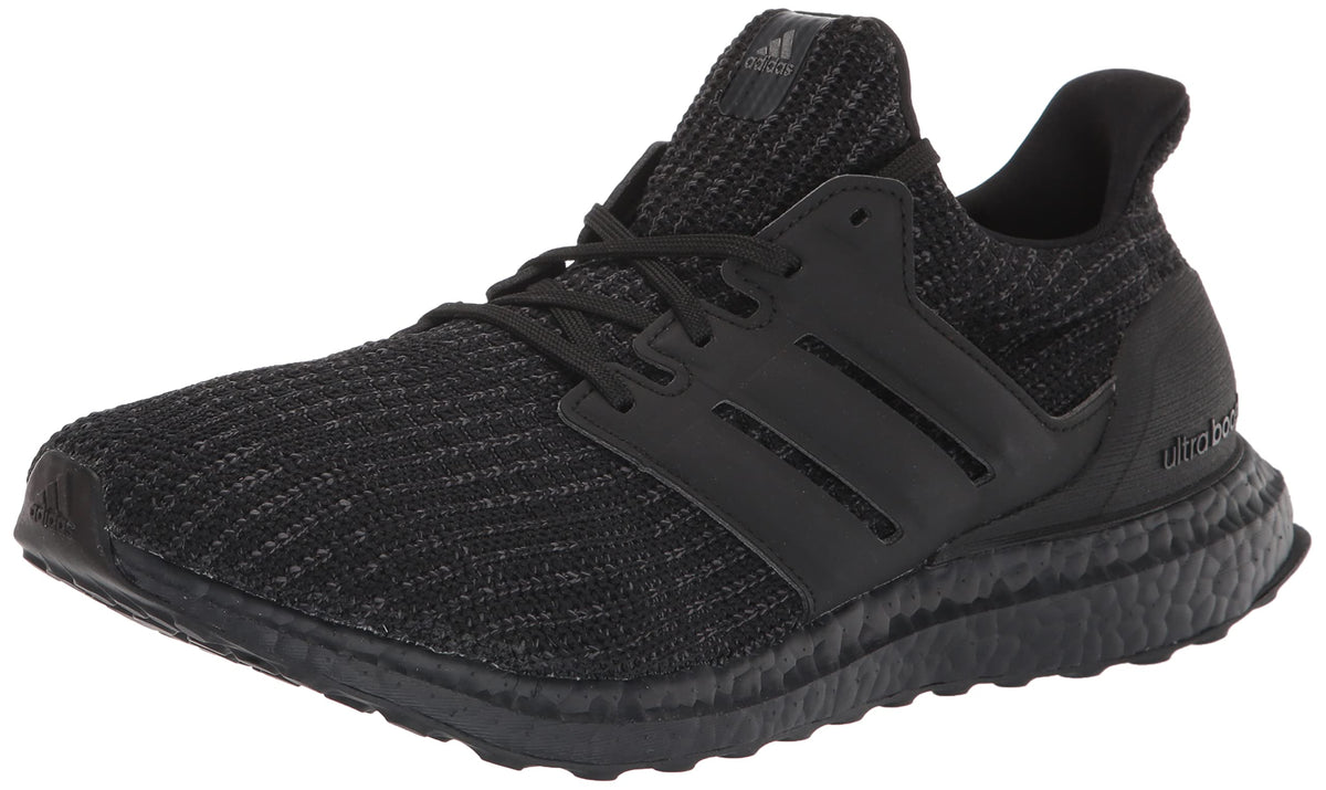 adidas Womens Ultraboost 4.0 DNA Running Shoe Black/Black/Active Red 5.5