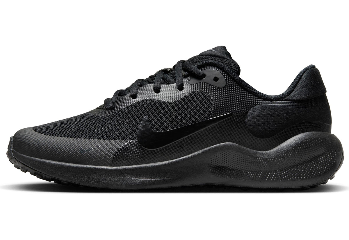 NIKE Revolution 7 Boys FB7689-001 (Black/Anthracite) Size 1.5