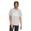 adidas Mens Tall Size Modern Essentials Graphic T-Shirt Medium Grey Heather