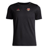 adidas Boys^Unisex Kids Short Sleeve Pre-Game T-Shirt Black/New York Red Bulls X-Large
