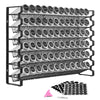 Spice Rack Organizer for Cabinet Seasoning Storage Set Wall Mounted 4 Pack