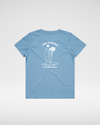 SURFS UP GIRL TEE - CLOUD BLUE