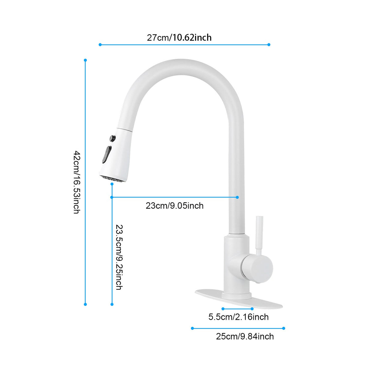 Kitchen Faucet with Pull Out Spraye