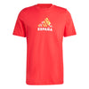 adidas Mens Spain Fan Graphic T-Shirt Ray Red