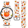 20mm Holiday Watch Band Compatible with Samsung Watch Bands Thanksgiving for Women Galaxy Watch 7/6/5/4 40mm 44mm/Watch 6 Classic 43mm 47mm/Watch 5 Pro 45mm/Watch 4 Classic/Active 2 Smartwatch Replacement Band