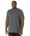 adidas mens FR Tee Dark Grey Heather/Black Small