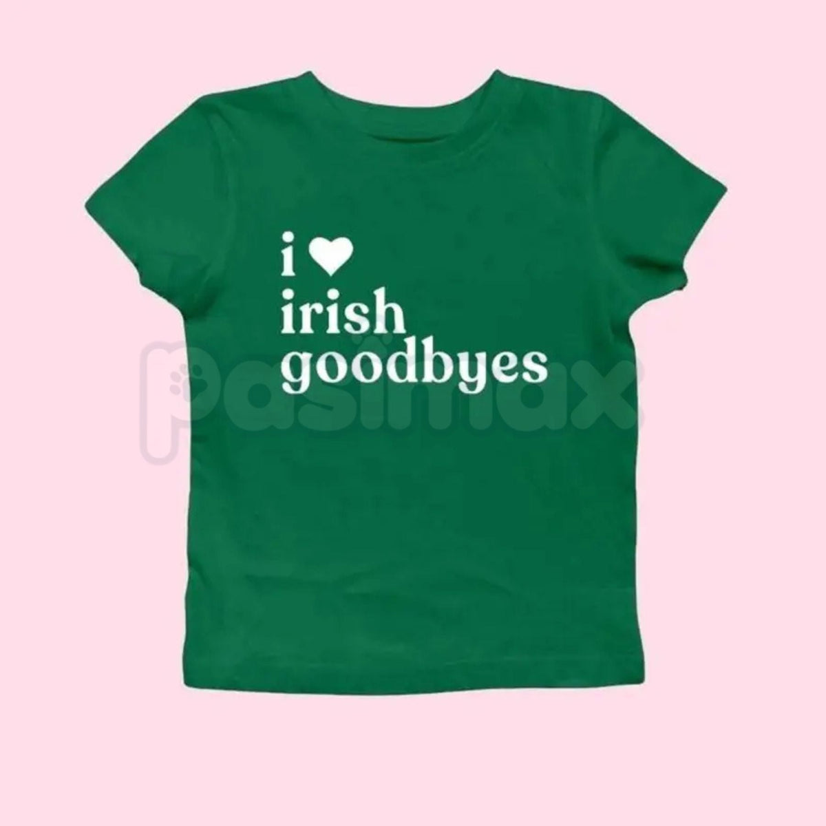 St. Patrick's Day Baby Tee Collection - Funny "Irish Goodbye" & BORG Drinking Shirt, Premium 100% Cotton Cropped Y2K Aesthetic Top, Sassy St. Paddy’s Day Party Tee, "Kiss Me I'm Irish" Reimagined Graphic, Soft Lived-In Festive Streetwear