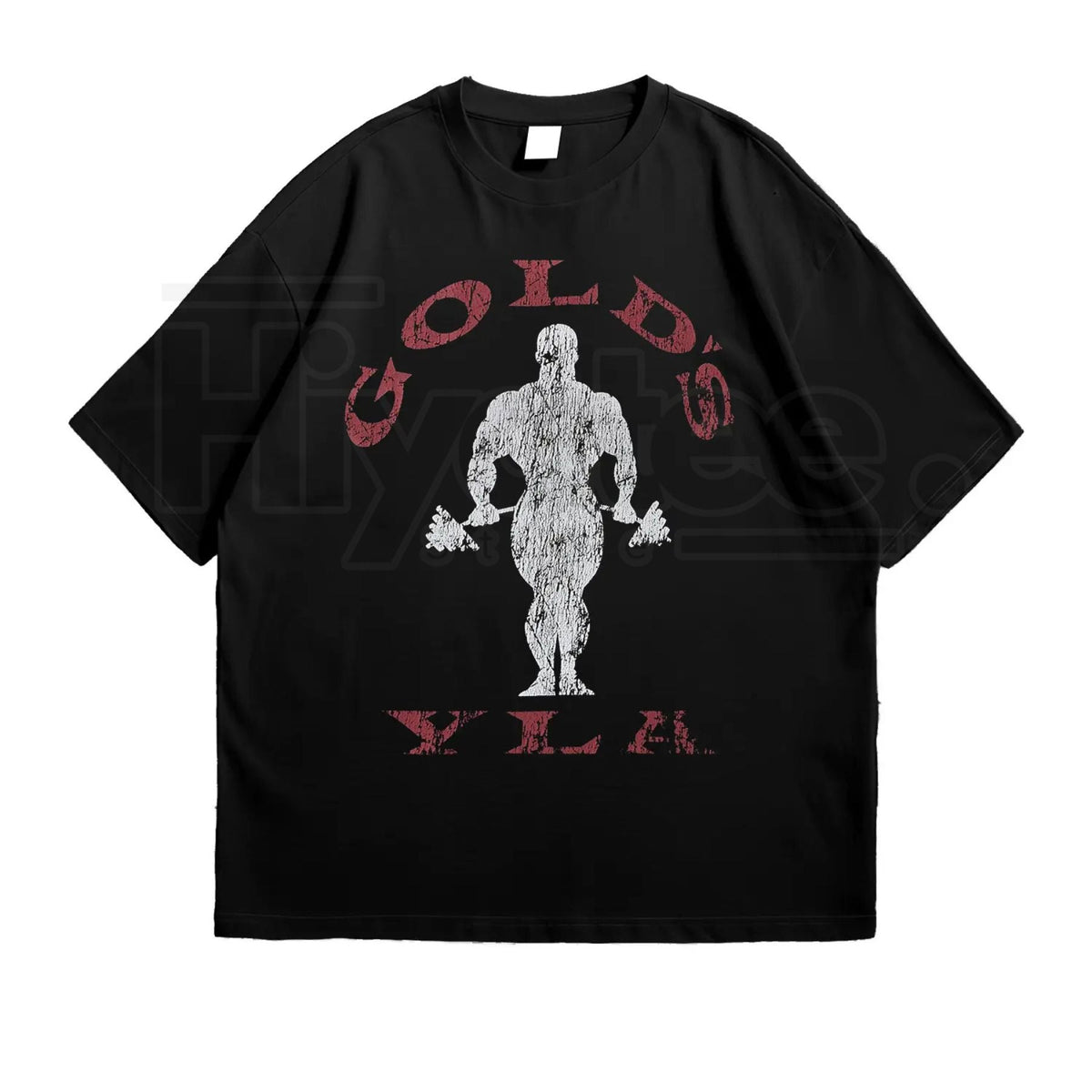 Gold's Gym Weightlifting Graphic Tee – Men's 100% Cotton Bodybuilding T-Shirt