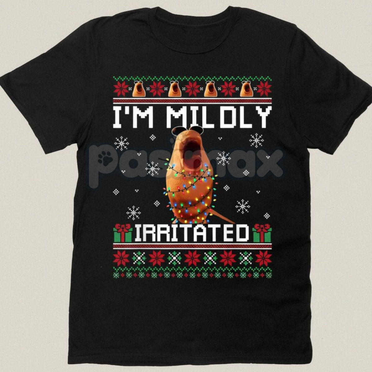 Marcus The Worm Ugly Christmas Shirt - Funny Los Temerarios Thanksgiving Meme Tee, I Don't Like This Rock Xmas Gift, Internet Culture Apparel