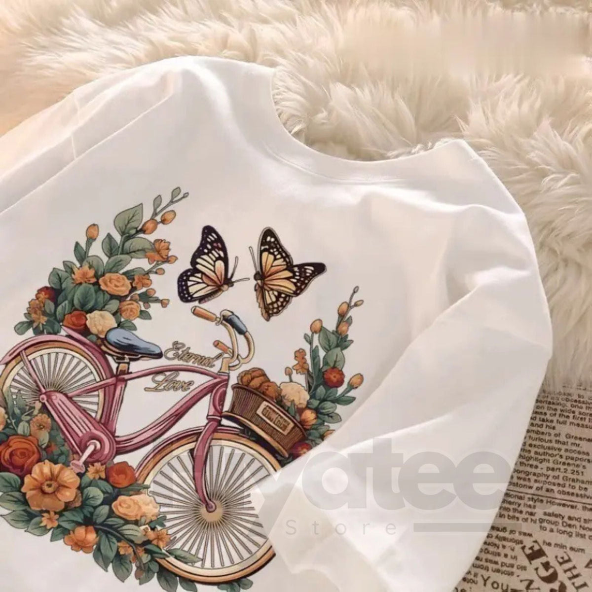 Korean Style Oversized Graphic T-Shirt – Simple Printed Cotton Streetwear Top