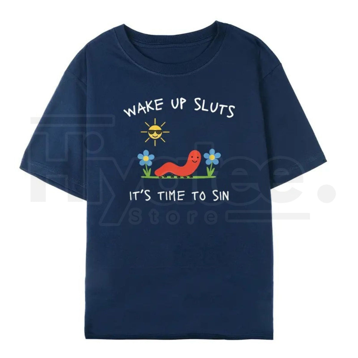 "Wake Up Slts" – Funny Animal Meme Unhinged Graphic Top