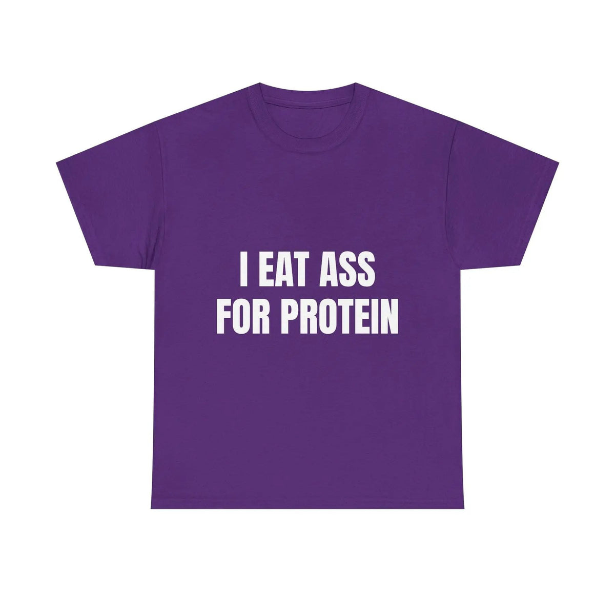 "I EAT THIS FOR PROTEIN" Funny T-Shirt - Viral Gym Shirt, Humorous Workout Tee