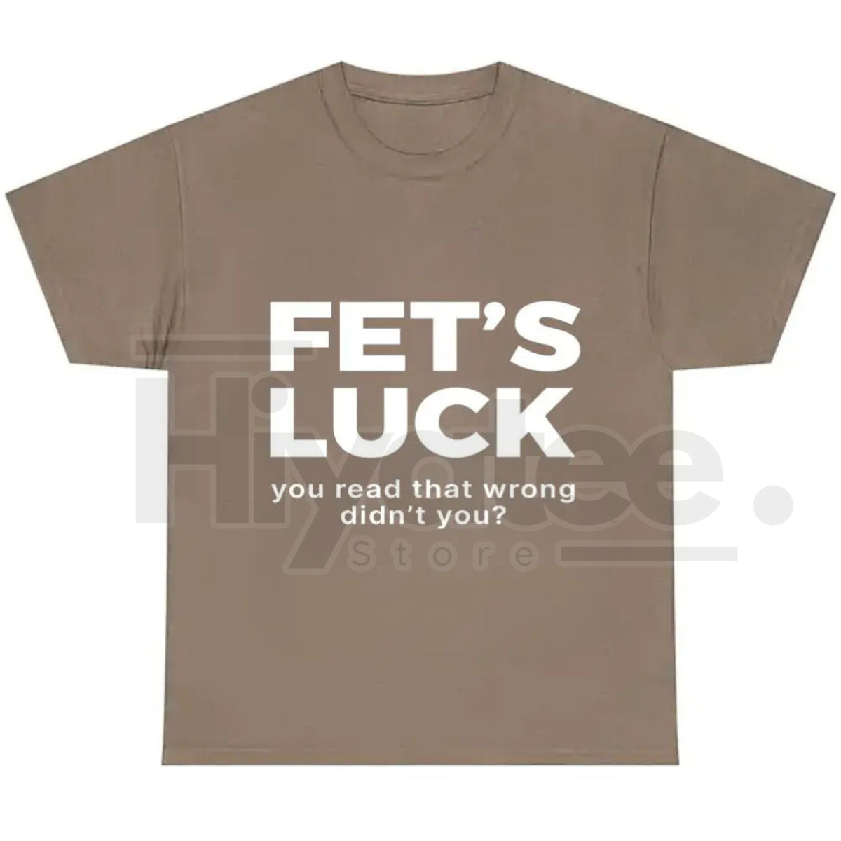FET'S LUCK Optical Trick Shirt – Trending Humor Graphic Tee (Unisex)