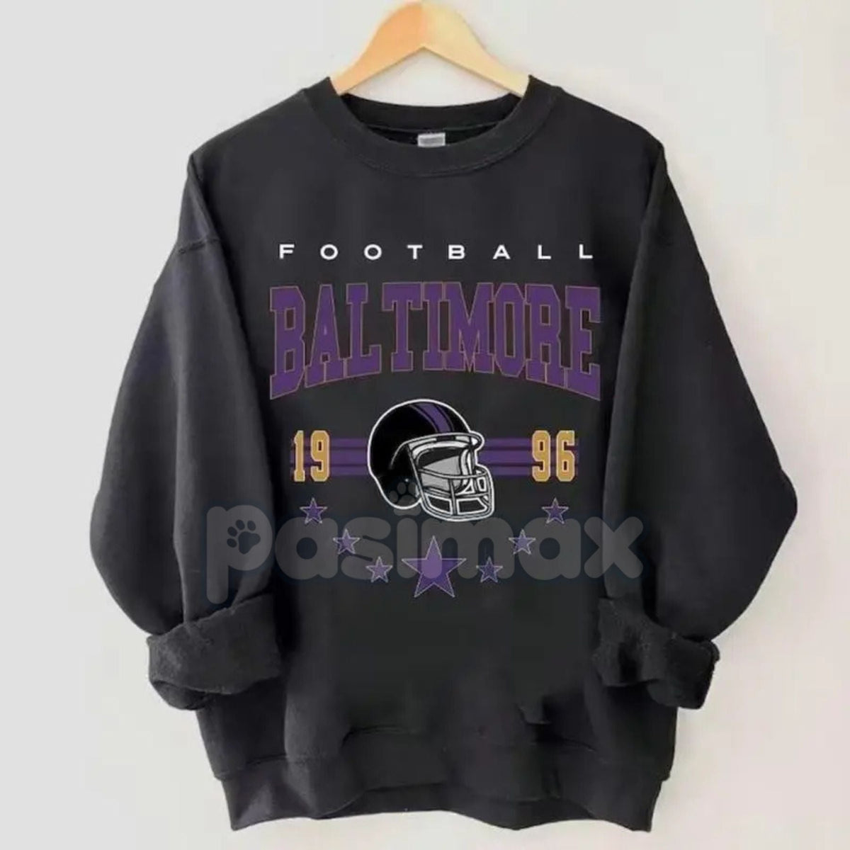 Vintage 90s All Team Football Sweatshirt – Retro Unisex Fan Gift Sweater