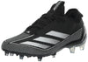 adidas Mens Adizero Electric.1 Football Sneaker Black/White/Black 8