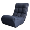 Single sofa reclining chair Japanese chair lazy sofa tatami balcony reclining chair leisure sofa adjustable chair,Navy