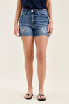 Judy Blue High Rise Slim Short with Star Splatter