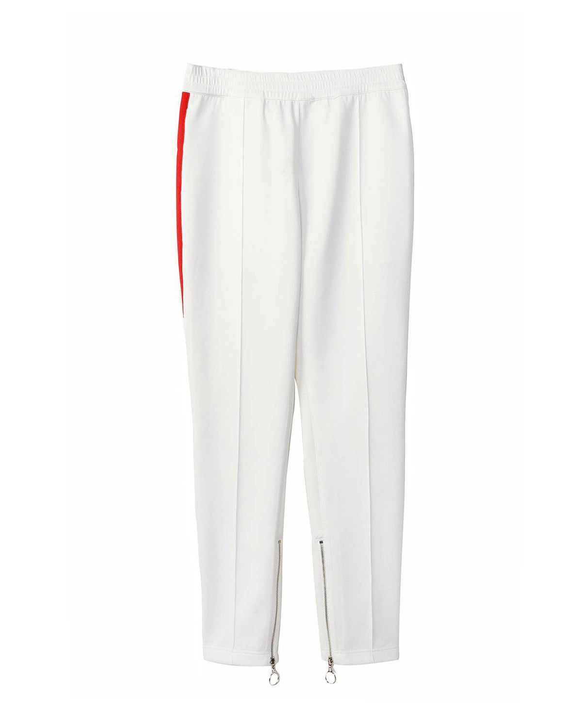 Konus Men's Track Pants With Knit Tape detail in White