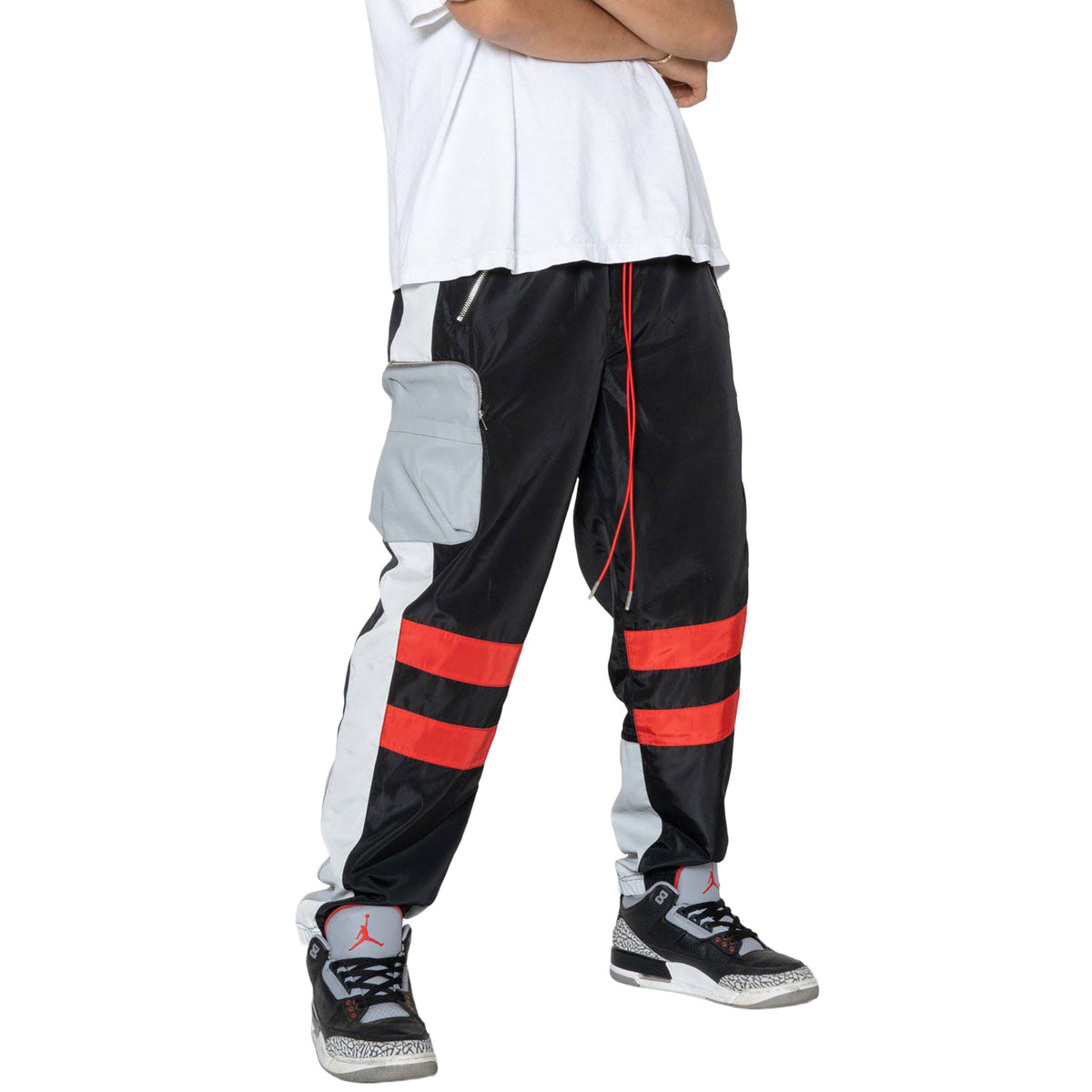 Blank State Men's Cargo Pants [Reflective] in Black