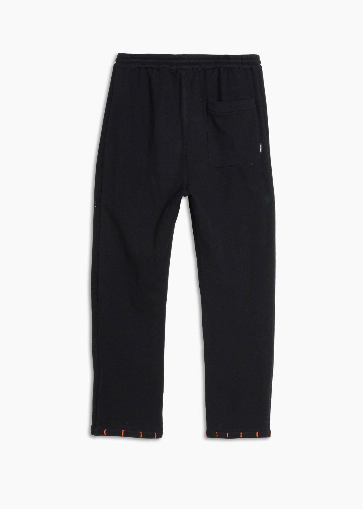 Konus Men's Wide Leg Sweatpants in Black