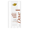 Dove Whole Body Deo Aluminum Free Anti-Chafe Deodorant Stick for Women Coconut Vanilla 2.4 oz