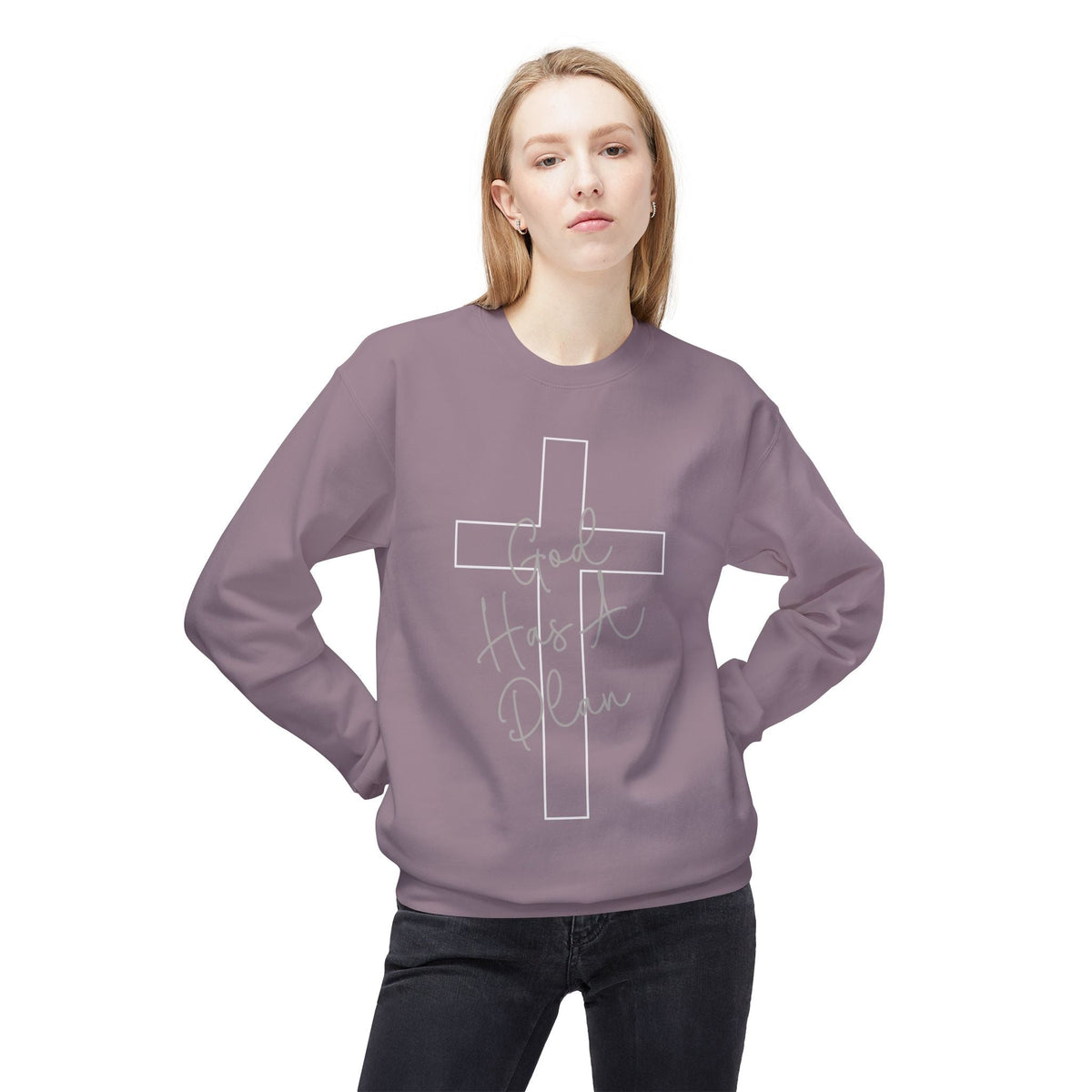 God Has a Plan Crewneck Sweatshirt – Jeremiah 29:11 Christian Pullover