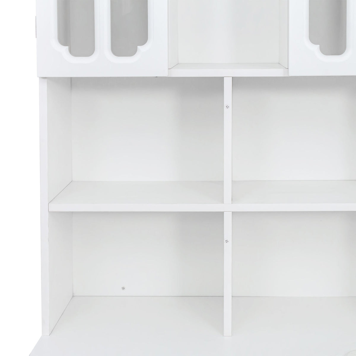 L-Shaped Corner Computer Desk  for Home Office or Study desk, Study Modern Style Table with Drawers, Bookshelf & Hutch, 2-in-1 L-Shaped Design, Large Working Space,white
