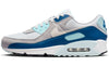 Nike Mens Low-Top Sneakers Pure Platinum White Glacier Blue 8