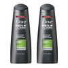 Dove Men+Care Fortifying 2 in 1 Shampoo and Conditioner Fresh and Clean for Normal to Oily Hair with Caffeine and Menthol to Help Strengthen & Nourish Hair 12 fl oz Pack of 2