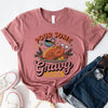 Funny Thanksgiving Couples Shirts – Baste & Gravy Matching Tees