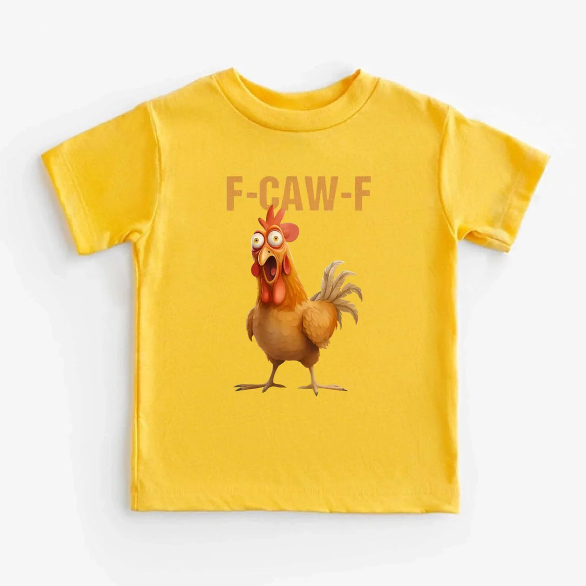 Funny F-Caw-F Rooster Kids T-Shirt