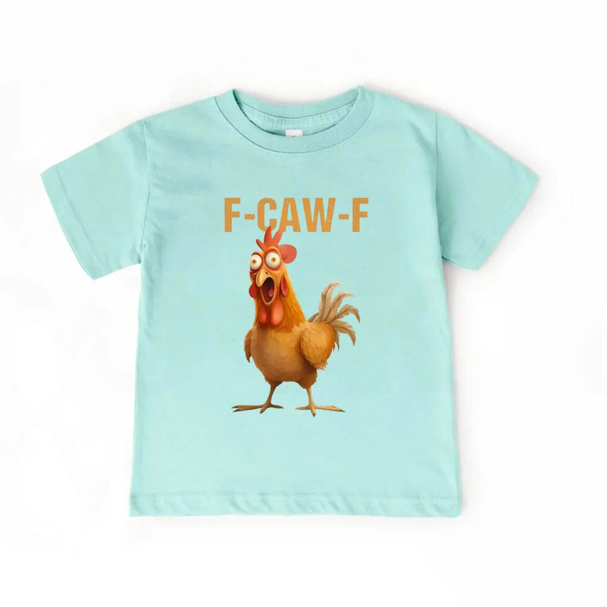 Funny F-Caw-F Rooster Kids T-Shirt
