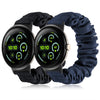 Tovimall Scrunchie Bands Compatible with Google Pixel Watch 3 45mm Watch BandElastic Fabric Watch BandScrunchie Strap Replacement Watch Bands For Women(2 Pack)