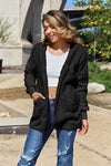Women Full Size Teddy Hooded Jacket with Pockets Cozy Casual Jacket Comfortable Women Jacket
