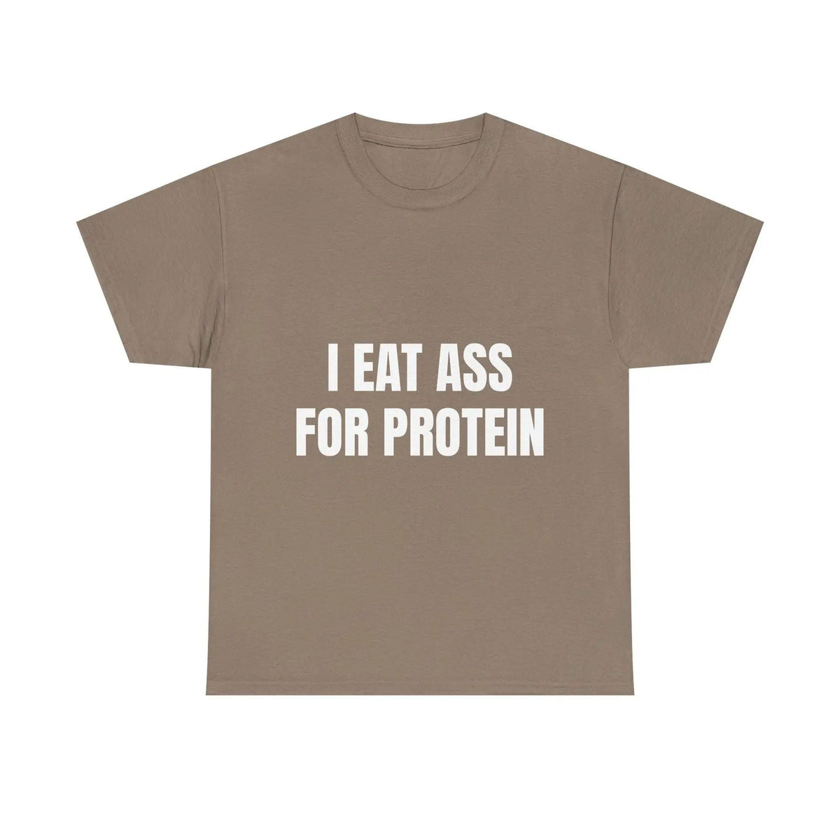 "I EAT THIS FOR PROTEIN" Funny T-Shirt - Viral Gym Shirt, Humorous Workout Tee