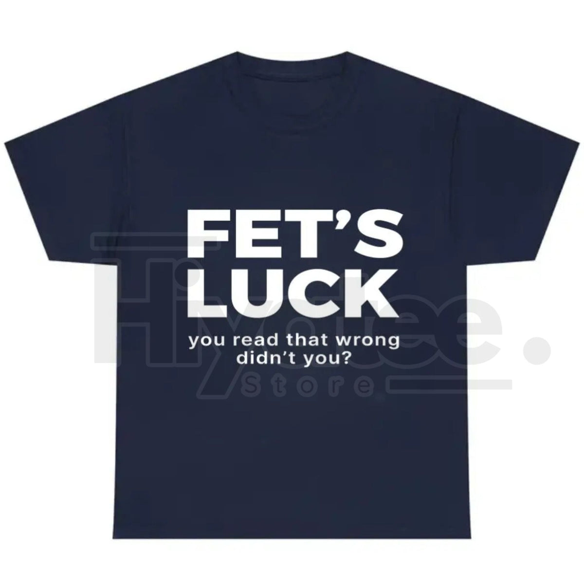 FET'S LUCK Optical Trick Shirt – Trending Humor Graphic Tee (Unisex)