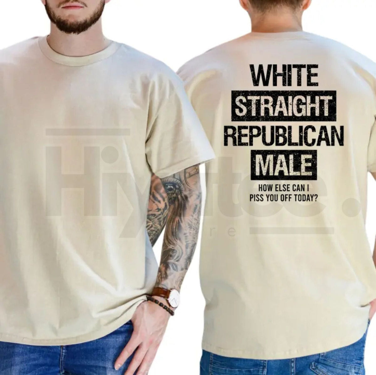 "White Straight Republican Male" – Classic Conservative Political Menswear
