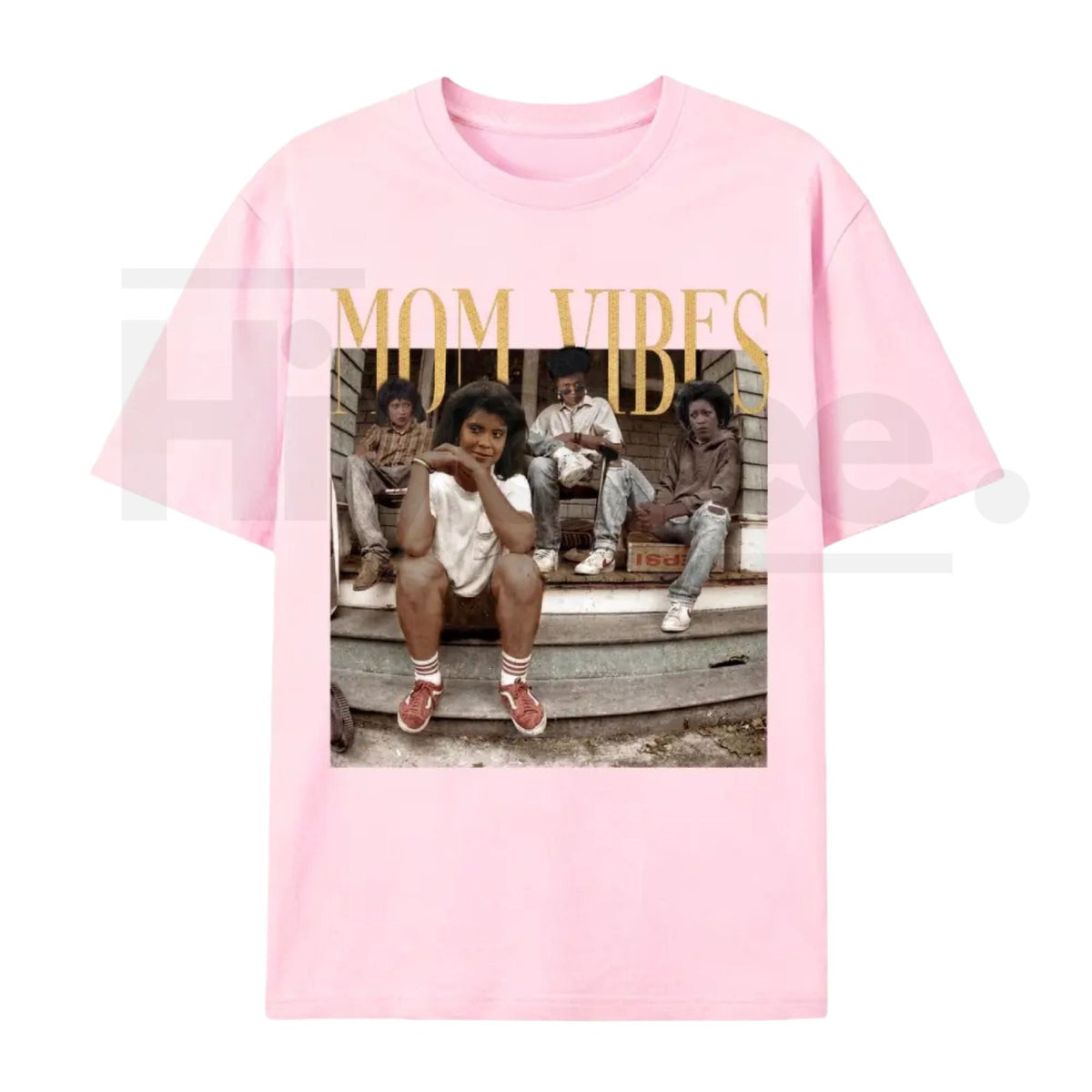 "Mom Vibes" – Vintage 90s Nostalgia Retro Motherhood Graphic Top